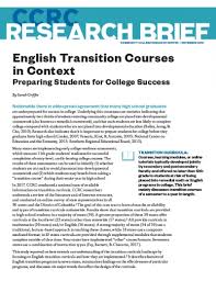 Pharmacy student living in ohio. English Transition Courses In Context Preparing Students For College Success