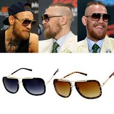 Conor mcgregor wore tom ford nils sunglasses at a ufc 202 mixed martial arts news conference, in las vegas 7 july 2016. Square Sunglasses Gold Conor Mcgregor Vintage Hip Hop Mma Ufc Costume Glasses Ebay In 2021 Vintage Hip Hop Men Sunglasses Fashion Gold Sunglasses