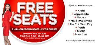 Airasia merupakan syarikat penerbangan tambang rendah yang berpusat di kuala lumpur dan merupakan penrbangan tambang murah dan yang terakhir, di tangga pertama untuk world's cheapest airlines 2017 ialah firefly malaysia. Mat Drat Promosi 3 000 000 Free Seats Airasia