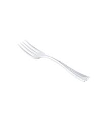 Mini Tenedor Plastico 10cm Transp 100unds