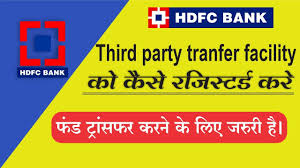 Bank transfer and 100+ options. How To Register Hdfc Bank Third Party Transfer Facility Online With Net Banking Youtube