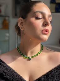 Swarovski Crystal Necklace Green