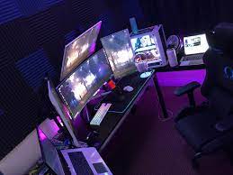 Ps5 Never Heard Of It Computer Desk Setup Gaming Room Setup Computer Setup