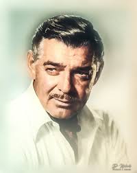 My Charcoal Drawing of The Actor Nicknamed The King Of Hollywood Clark  Gable.