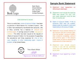 Following is a bank verification/ signature verification letter format used by most banks and organisations. Sample Bank Statement