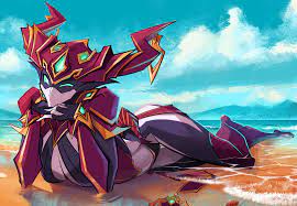 FAN ART - Mirage at the Beach (Dog Days Special) : r/Warframe