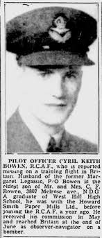 Pilot Officer Cyril Keith Bowen (1916-1941)