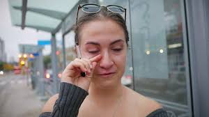 asking people to think about their feelings at bus stop