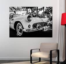 Vintage Car Canvas Print Ready To Hang Retro Car Wall Art Multi Panel Photoprint Large Canvas Print Auto Wall Ar Car Wall Art Large Canvas Prints Canvas Prints