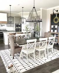 Eat In Kitchen With This Understated Table Featuring A Clean Lined Rubberwood Painthome In 2020 Farmhouse Dining Room Farmhouse Kitchen Tables Farm House Living Room