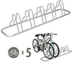 5 Bike Bicycle Stand Rack Garage Storage Floor Parking Adjustable Holder Silver Ebay In 2020 Indoor Bike Storage Bike Stand Indoor Bike