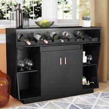 Server Wine Bottle Storage Equipped Sideboards Buffets You Ll Love In 2021 Wayfair