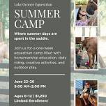 Lake Oconee Equestrian Summer Camp