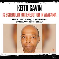 Keith Gavin is scheduled to be executed