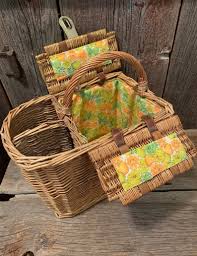 Vintage Picnic Basket Etsy Vintage Picnic Basket Vintage Picnic Picnic Basket