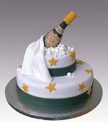 70 Fantastic Cake Designs Which Will Make You Look Twice New Year S Cake Bottle Cake Prosecco Cake