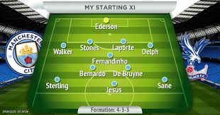 Liverpool will look to secure a top four place when they take on crystal palace at anfield on sunday. How Man City Should Line Up Vs Crystal Palace In The Premier League Manchester Evening News
