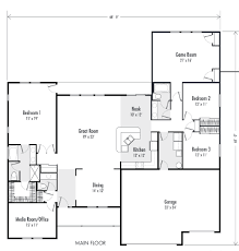 House plans for empty nesters are designed ease and relaxation in mind. 3 Ranch Style Custom Home Plans Over 2 000 Square Feet