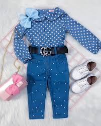 Calça Jeans Para Bebe De 0 A 3 Meses Feminina Fala Serio Que Amor De Look Calca Jeans Com Perola Camisa Poa Azul Cinto Tambem Tem Dis Calca Jeans Infantil Feminina Calca Jeans Infantil Look Calca Jeans