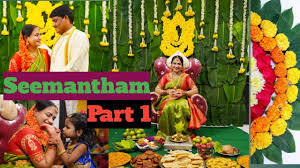 Traditional Seemantham Vlog Indian Baby Shower Decoration Seemantham Babyshower Vlog Youtube