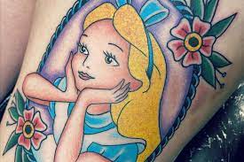 Pocket watch in teacup alice in wonderland tattoo on left thigh. Top 73 Best Alice In Wonderland Tattoo Ideas 2021 Inspiration Guide