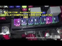 Disebabkan anda tidak membuat servis menukar filter dryer baru secara berkala, maka sistem aircond kereta anda sangat berisiko untuk tersumbat. Kedudukan Relay Aircond Kereta Youtube