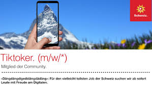 Zwar will schweiz tourismus, die marketingorganisation der branche, deutlich mehr geld schweiz tourismus will sich in deutschland nun auf ausgewählte segmente und nischen konzentrieren. Schweiz Tourismus Vielleicht Tollster Job Der Schweiz Zu Vergeben