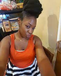 Faux shaved sides top knot bun with kanekalon hair natural. Faux Bun Using Kanekalon Braiding Hair Natural Hair Styles Bun Hairstyles Braided Hairstyles