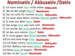 Lektion 5 der akkusativ ►. Nominativ Akkusativ Dativ Deutsch Viel Spass