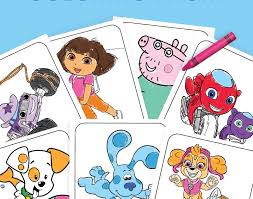This cartoon tells about friendship in the family, about friends and other important things. Get Out The Big Crayons For This Giant Coloring Pack Nickelodeon Parents
