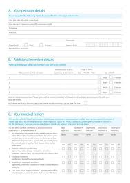 Medical History Form 06 Medical History Medical History