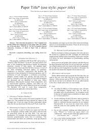 Conferencetemplatea4 Regarding Ieee Template Word 2007 Best Template Ideas Word 2007 Business Template Best Templates