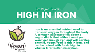 Iron Rich Vegan Food Chart Raise Vegan