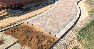 Place the pavers into the walk way first. Curve Paver Walk Project By Michael At Menards