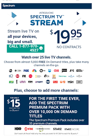 It may vary by location. Spectrum Tv Just Launched A Sports Free Live Tv Streaming Service Cord Cutters News