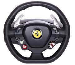Более детально в видео и текстовой версии обзора: The Thrustmaster Ferrari 458 Italia Steering Wheel Xbox 360 Pc Racing Wheel