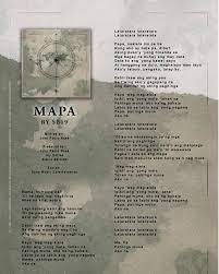 Maps was released as the lead single from maroon 5's fifth studio album, v. É´á´œÉ´á´€ÊŸ S Tweet Mapa Lyrics Sb19mapa Sb19outnow Sb19official Sb19 Trendsmap