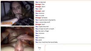 Talking dirty on omegle