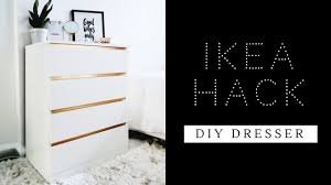 Dressers & chests of drawers. Easiest Ikea Hack Ever Diy Dresser Malm Dresser Youtube