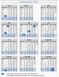 Klassische, generische kalendervorlagen für zu hause oder das büro. Urlaubsplaner 2021 Kostenlos Im Excel Format Vorlagen Muster