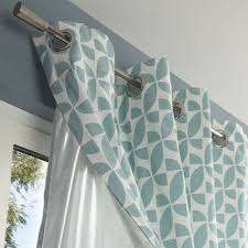 Rideau Danlen Bleu Iceberg L 140 X H 250 Cm Castorama Rideaux Castorama Rideaux Rideaux Bleus