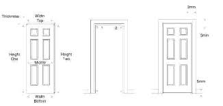 standard exterior door size katelliot co