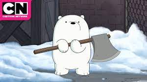 After ice bear hits his head, he suddenly takes on a more social, talkative and 'cooler' personality which pleases grizz and panda. Baby Ice Bear The Rebel We Bare Bears Cartoon Youtube