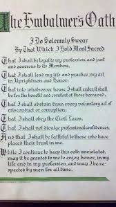 Yes We Have An Oath Funeral Director Embalmer Death Humor