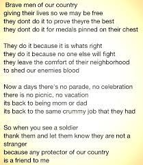 Poem About Brave Men And Women Who Serve Our Country Poems Brave Courage