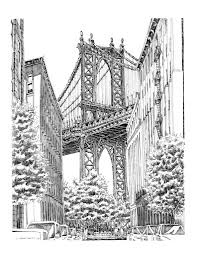 New York City Jdhanchett City Sketch Town Drawing Pictures To Draw