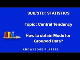 09 Mode Grouped Data Central Tendency Statistics Central Tendency Finding Median Data