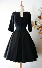 1960s Little Black Dress Vintage 60s Jeanette Alexander Cocktail Dress Waist 28 Little Black Dress Vintage Black Dress Vintage Dresses 50s