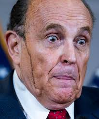 Us president donald trump's personal lawyer rudy giuliani appeared to be sweating off his hair dye at a news conference in washington on november 19, 2020. Wtf Is Rudy Giuliani Doing He S Melting Quoting Film
