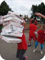 Field Day Activities Pizza Delivery Relay Empty Pizza Boxes Field Day Activities Field Day Field Day Games